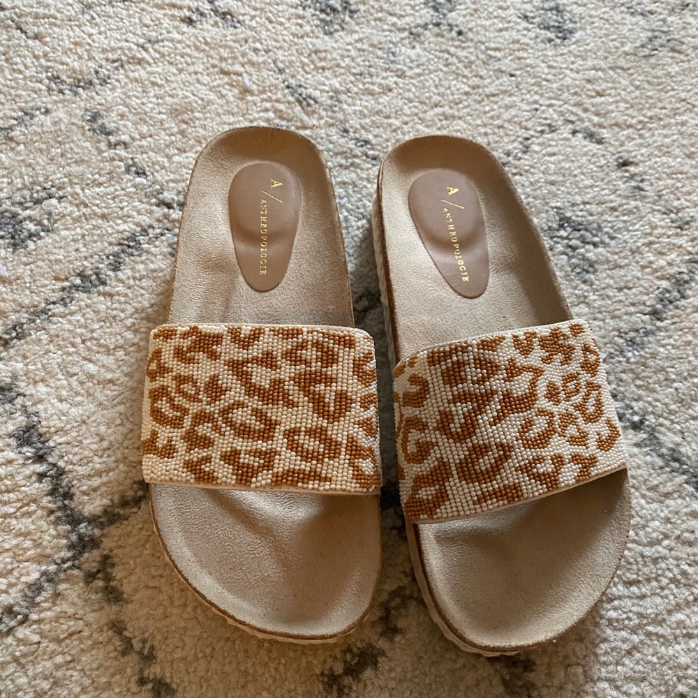 Anthropologie Cheetah Sandals